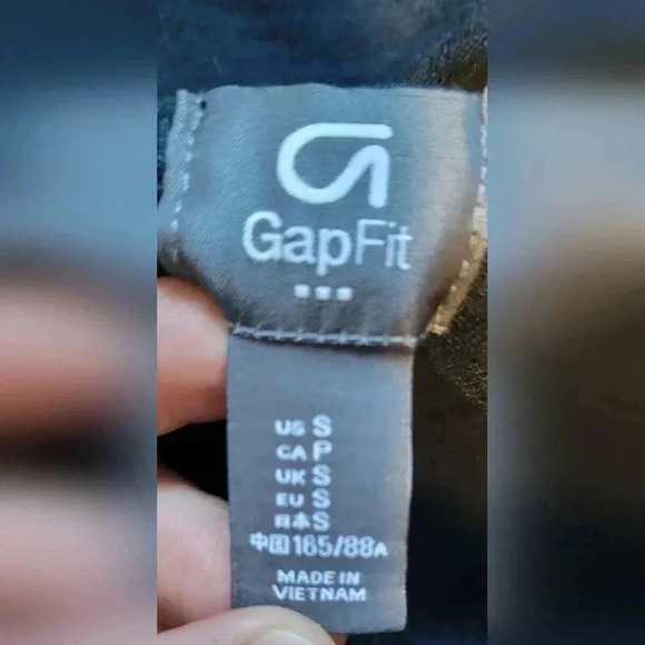 GAP Fit Hooded Oversize Poncho, navy blue, size small - Picture 11 of 13